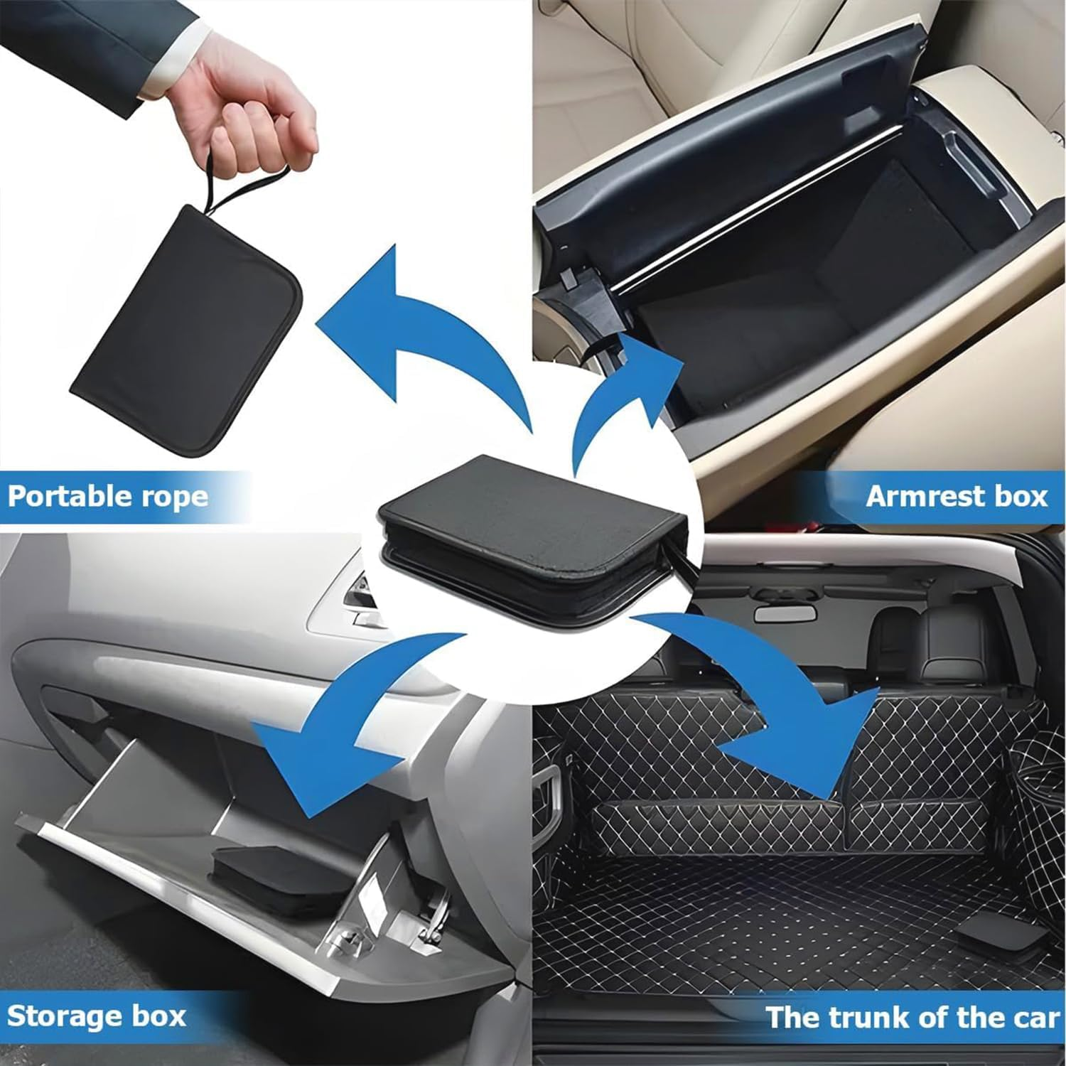 Tire Repair Kit, 46 Pcs Heavy Duty Tire Plug Kit to Fix Punctures, Car Emergency Tool, Universal Plug Flats Patch Kit, Tyres and Connectors Patch Kit for Motorcycle, Truck/Tractor/Trailer/Rv/Suv/Atv image number 6