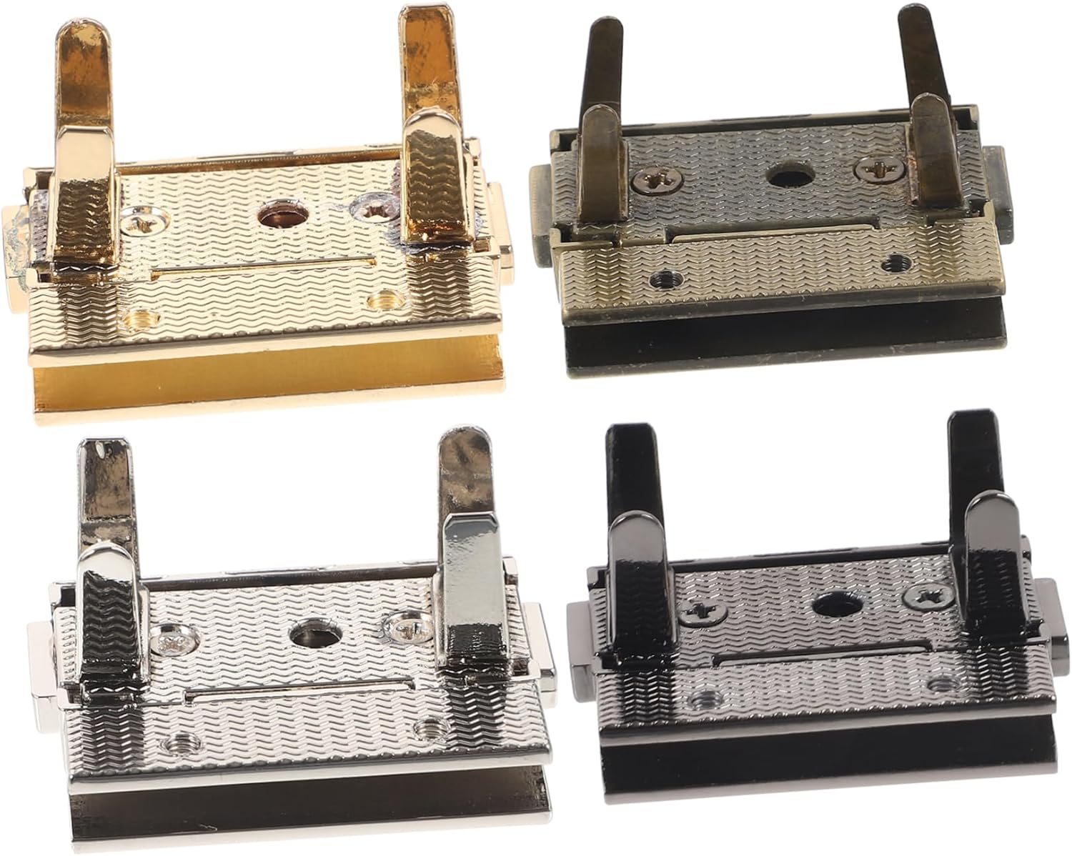 TEHAUX 20Pcs Purse Tuck Lock Clasp Lock Bag Closure Clasp Purse Closure Fastener Bag Accessory for Handbag Decorative Tuck and Small Replacements image number 4