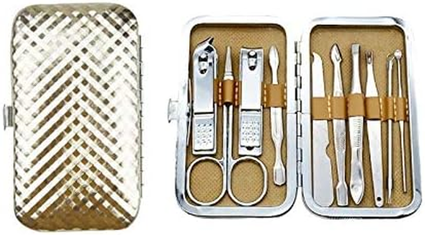 10Pcs/Set Stainless Steel Nail Clippers Manicure Set Nail Art Kit Earpick Nail Foot Trimming Tools for Men Women Zhengpingpai image number 1