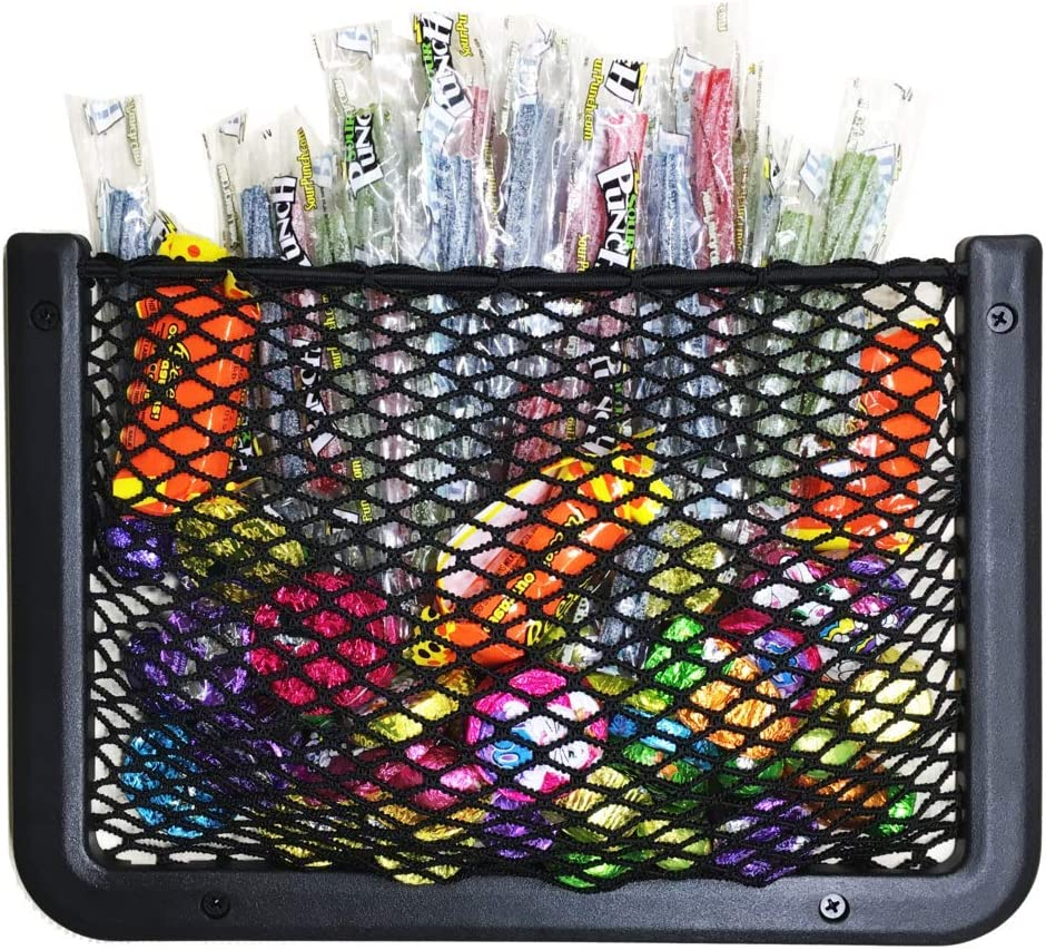Framed Stretch Mesh Net Pocket for Auto, RV, or Home Organization and Storage (8" X 11") image number 5