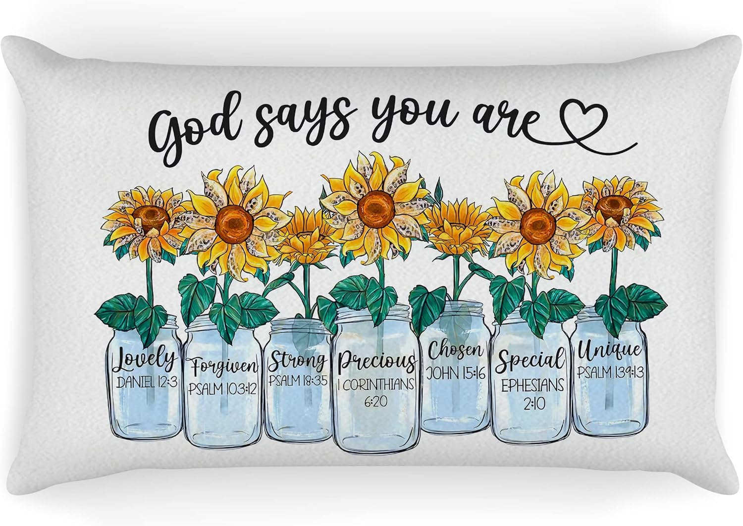 Mental Health Positive Affirmation Gentle Reminders Bontanical Plant Throw Pillow Case 18&Prime;&times;18&Prime;,Cute Potted Plants Decorative Cushion Cover for Therapy Office Counselor Room,Gifts for Teens Women Girls