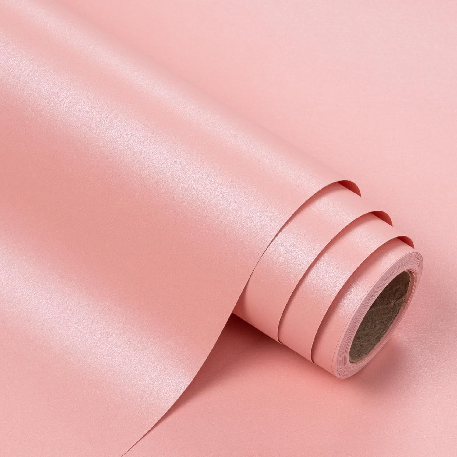 WRAPAHOLIC Baby Shower Wedding Wrapping Paper Roll, Pink Solid Color Gift Wrapping Paper - Perfect for Birthday,Bridal,Valentine'S Day - 17In X 32.8Ft Roll, 46 Sq. Ft image number 5