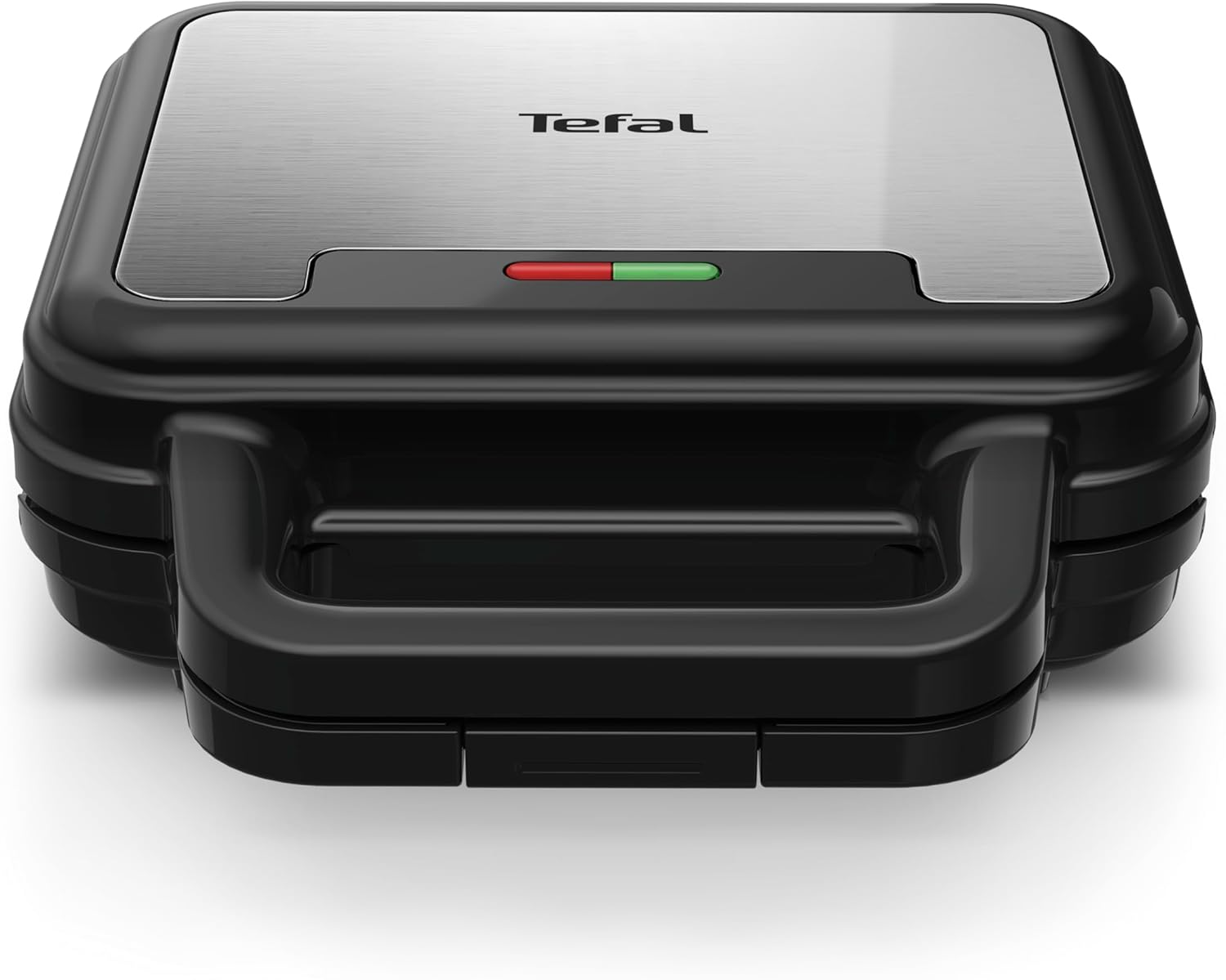 Tefal Ultracompact SW383D10 3-In-1 Sandwich Waffle Panini Combination Device, Non-Stick Coating, Heat-Insulated Handle, Stainless Steel/Black