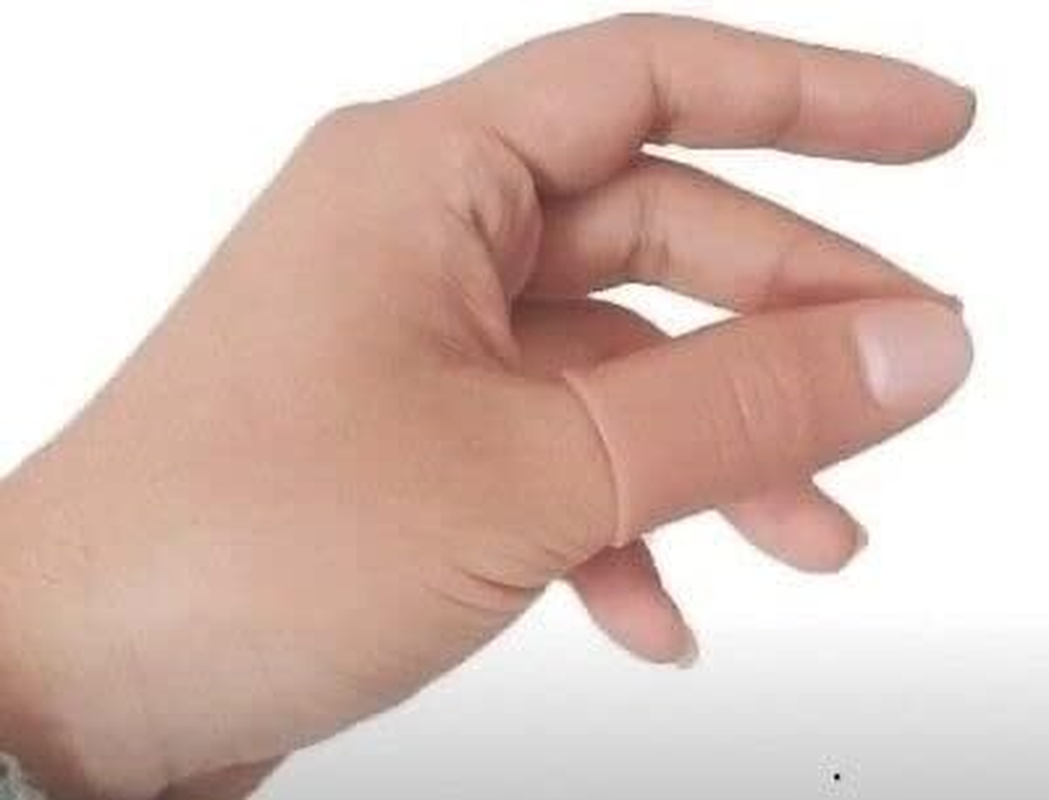 2Pcs Thumb Tip Magic Tricks Fake Thumb Tip Silk Vanish Magic Disappearing Silk Fake Thumb Tip Magic Trick Gimmick Magician Accessory Close up Illusions Making Objects Appear/Disappear, Decoration image number 1