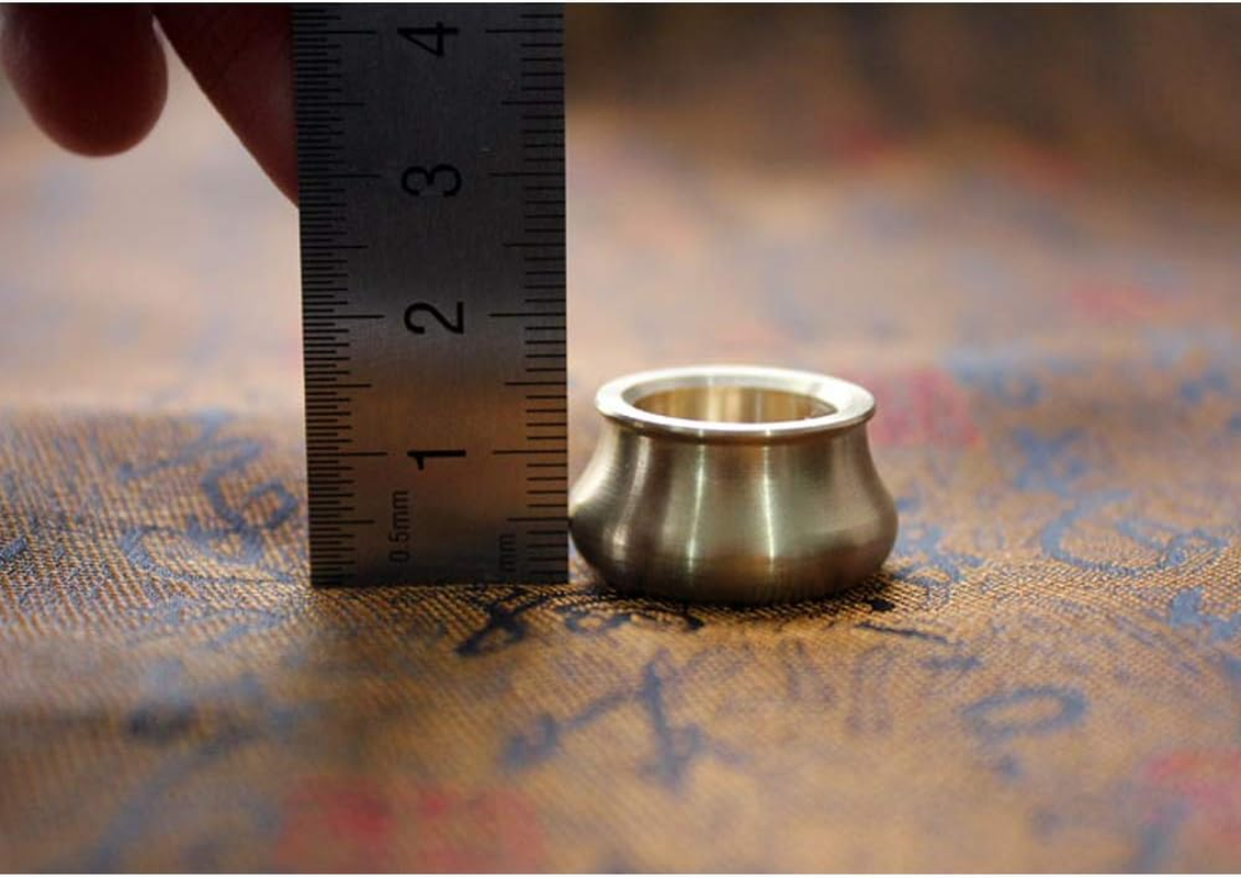 Acxico 1Pcs Mini Dual-Purpose Copper Incense Cone Stick Burner Plate Holder Censer Tower Bowl Home Decoration