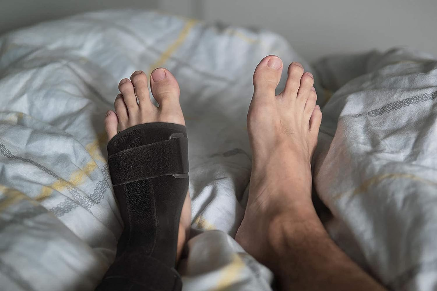 Plantar Fasciitis Night Splint - Drop Foot Support Brace - Dorsal Plantar Fasciitis Splints for Right or Left Foot. Support Sleep, Arthritis, Tendonitis, Dorsal, Heel Calf Stretcher, Men + Women image number 2