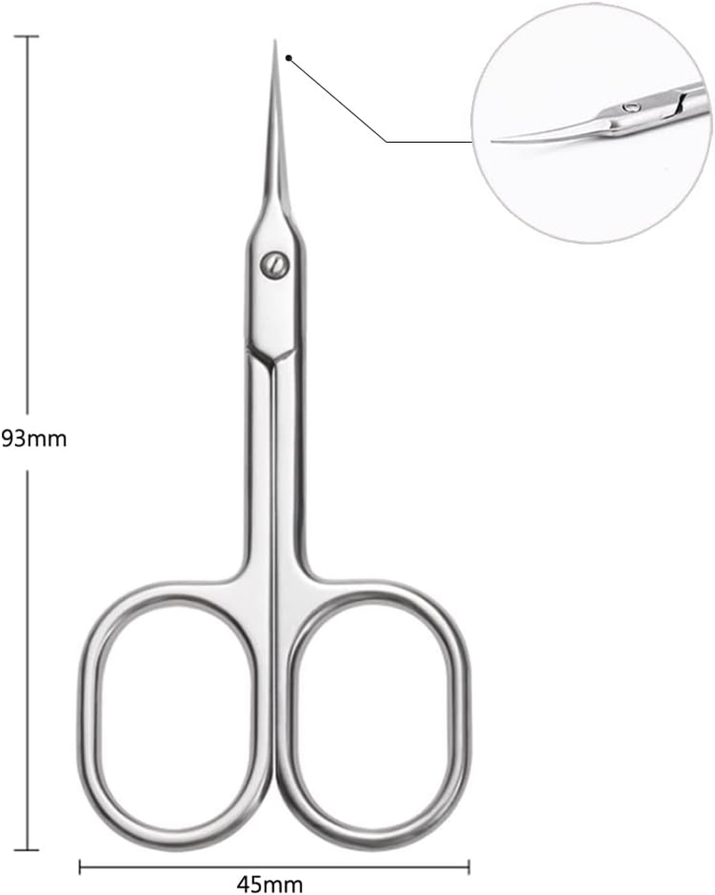 YHTSPORT 8Pcs Ceramic Nail Drill Bits, Electric Nail File Bits 3/32 ", Nail Removal for Acrylic and Gel Nails,Cuticle Scissors Curved Nail, for Electric Nail Files image number 6