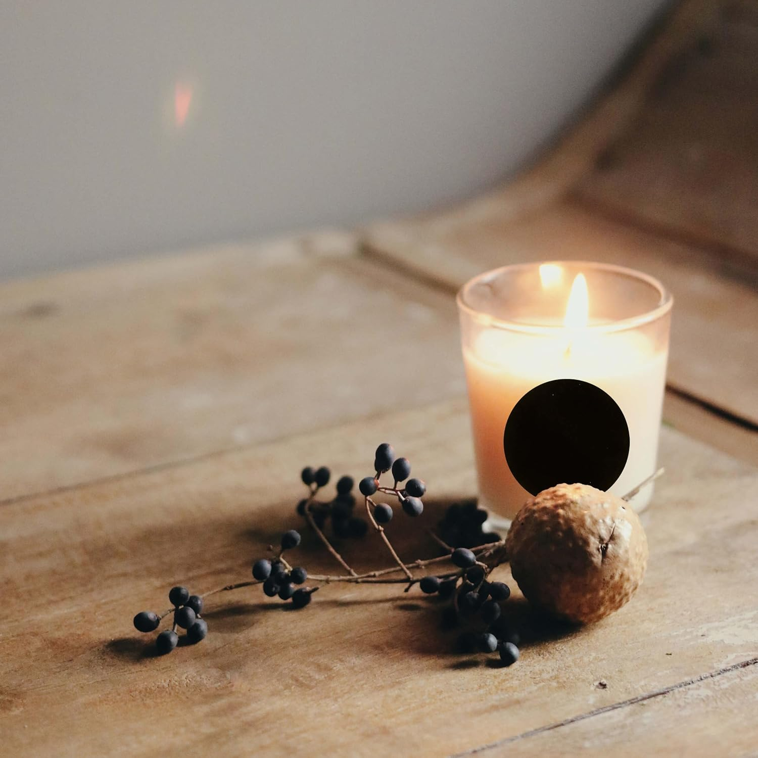 Round Match Striker Paper, Adhesive Backed Pure Black Striker Paper, 1.5 Inch Circle(Pack of 40) image number 1