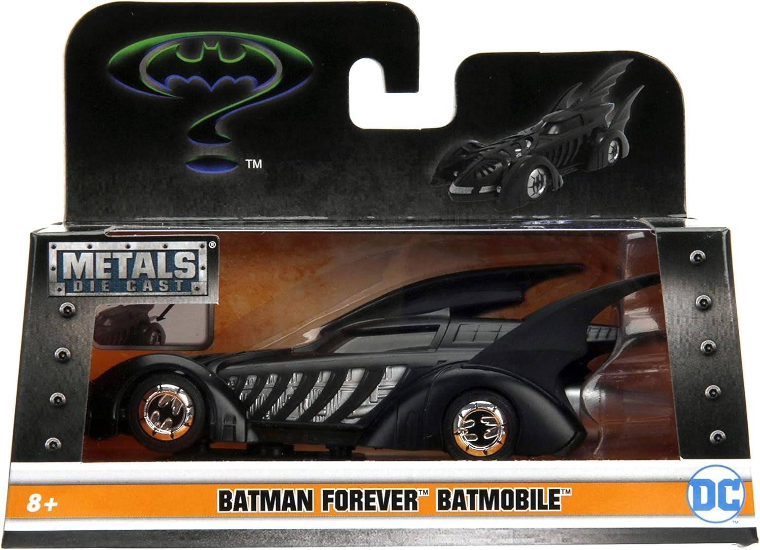 Jada 1:32 1995 Batman Forever Batmobile Movie, Black image number 1