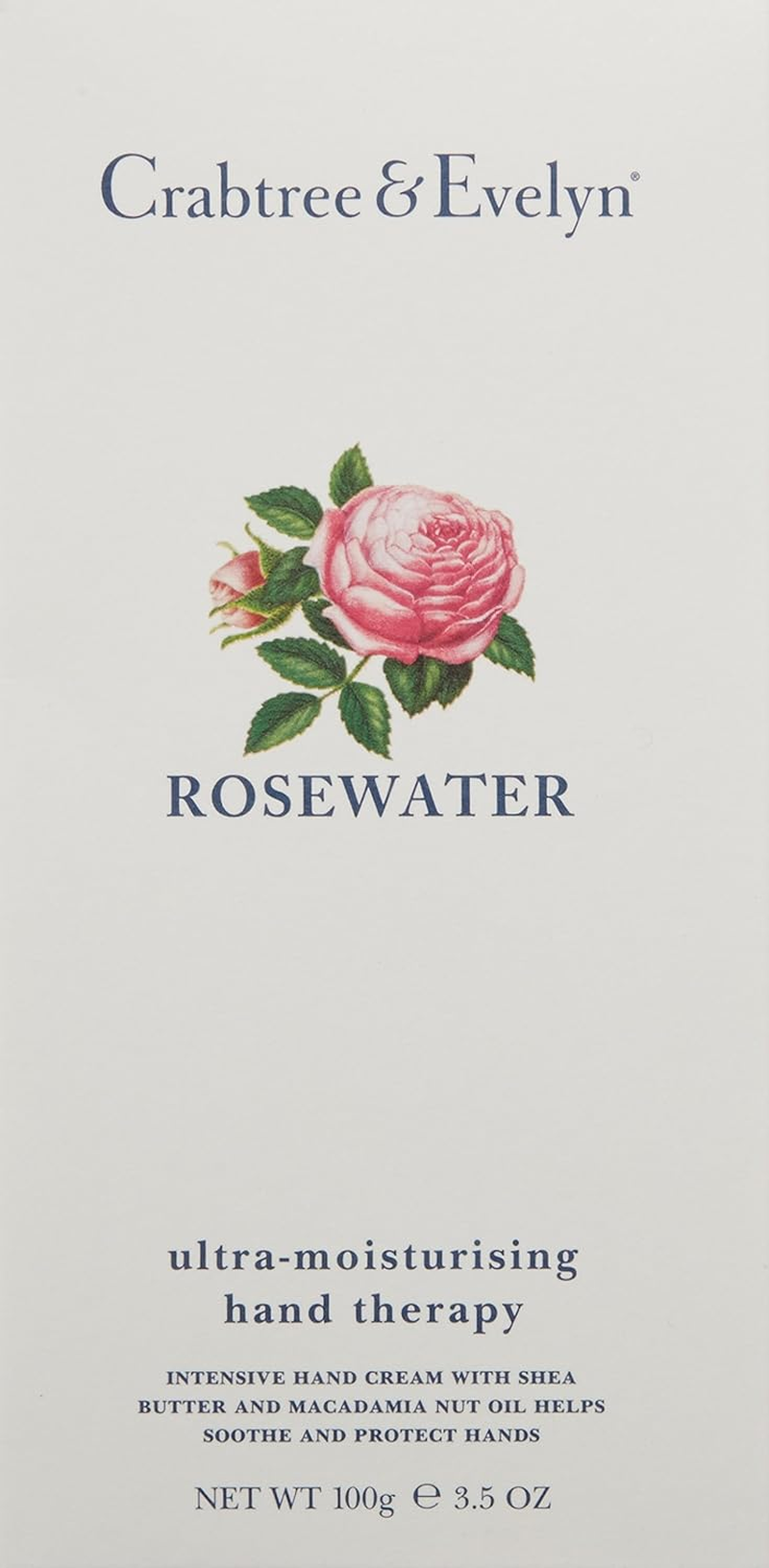 (3.5 Ounces) - Crabtree & Evelyn Rosewater Hand Therapy 100G image number 1