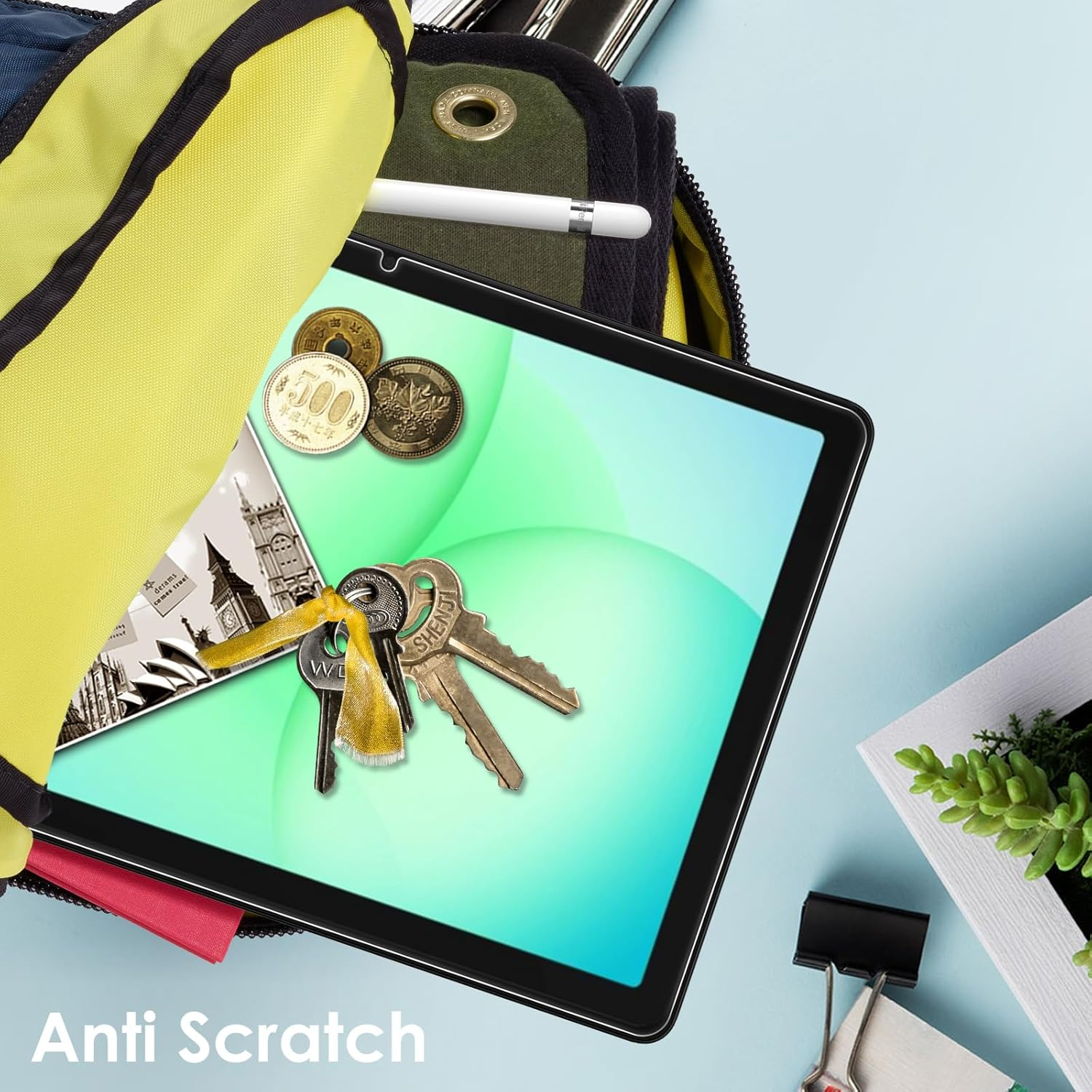 [3 Pack] Screen Protector Compatible with Samsung Galaxy Tab A11 Plus/Tab A9+ / A9 plus 11" SM-X210/X215/X216, 9H Hardness, HD Clear, Scratch-Resistant, Bubble Free, Easy Installation image number 1