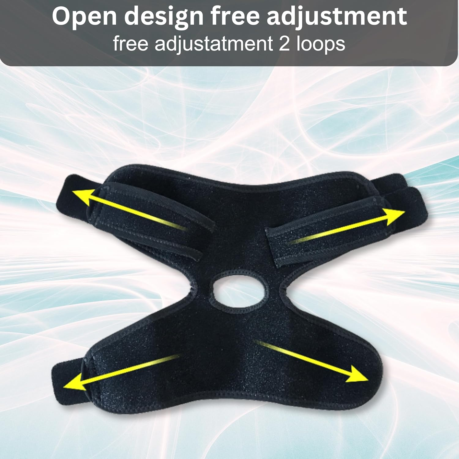 Wonder Care Ankle Support Band for Heel Pain Relief, Ankle Brace for Men/Women, Ankle Binder for Foot Support, Pain Relief, Ankle Belt/Cap Foot Support for Pain Relief - Free Size - Blue image number 7