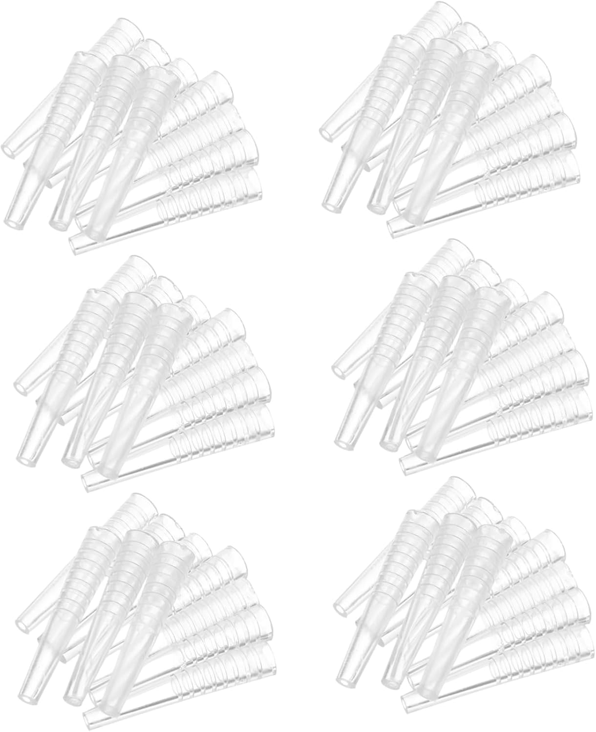 Ipetboom 50Pcs Eyelash Tweezers Cover Protective Sleeve Non-Slip for Professional Lash Application Use Pointed Eyelash Tweezers image number 3
