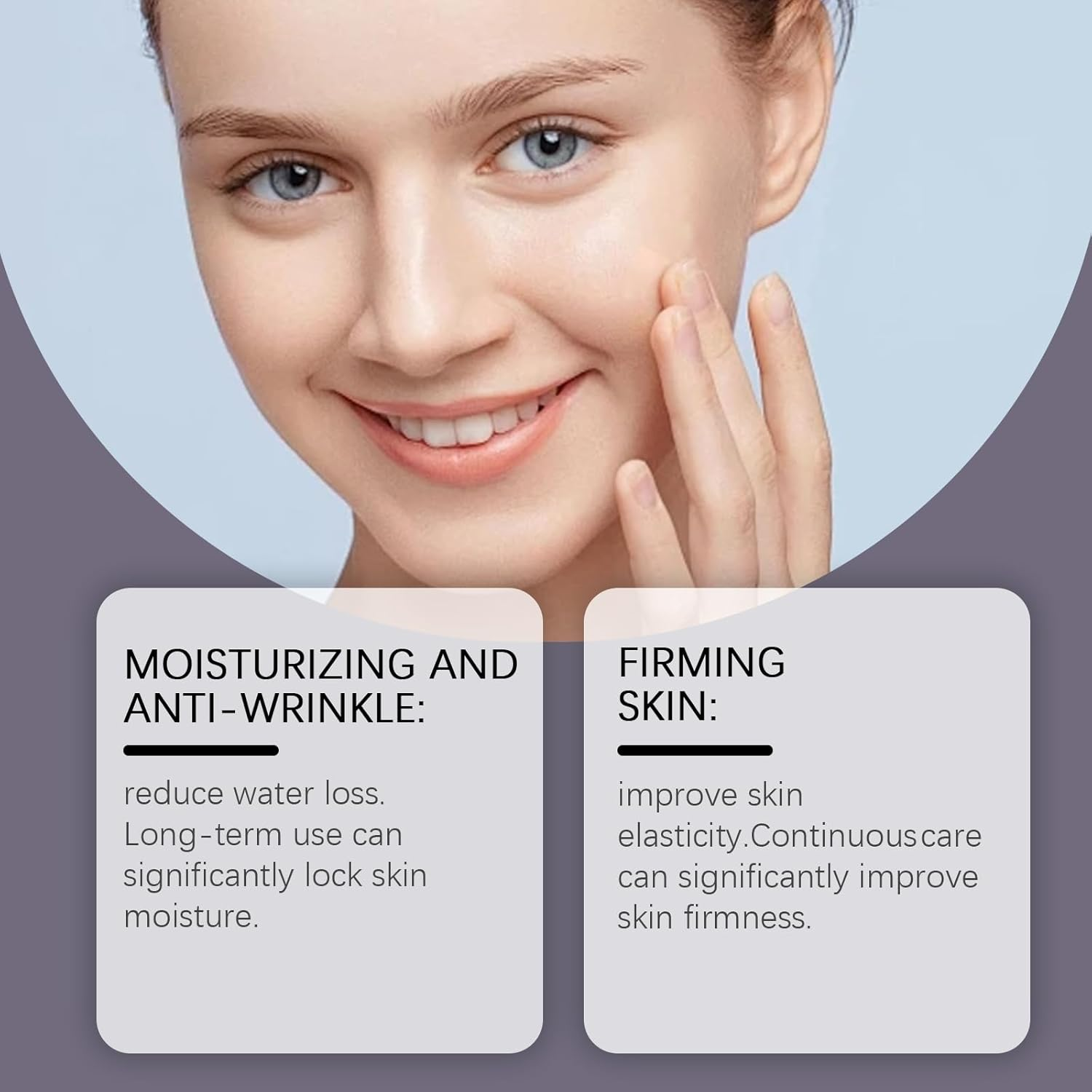 Anti-Wrinkle Collagen Face Cream, Skin Firming and Smoothing Moisturiser, 75G image number 3