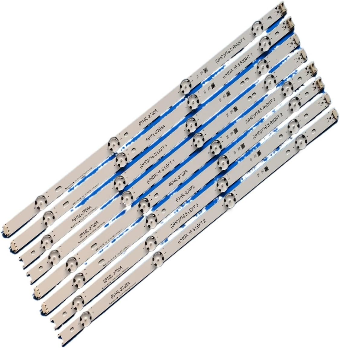 LED Backlight Strip for 49Inch TV LIG 49LJ58300W 49UH603V 49UH620V LC490DGE 6916L-2705A 6916L-2706A 6916L-2707A 6916L-2708A image number 3
