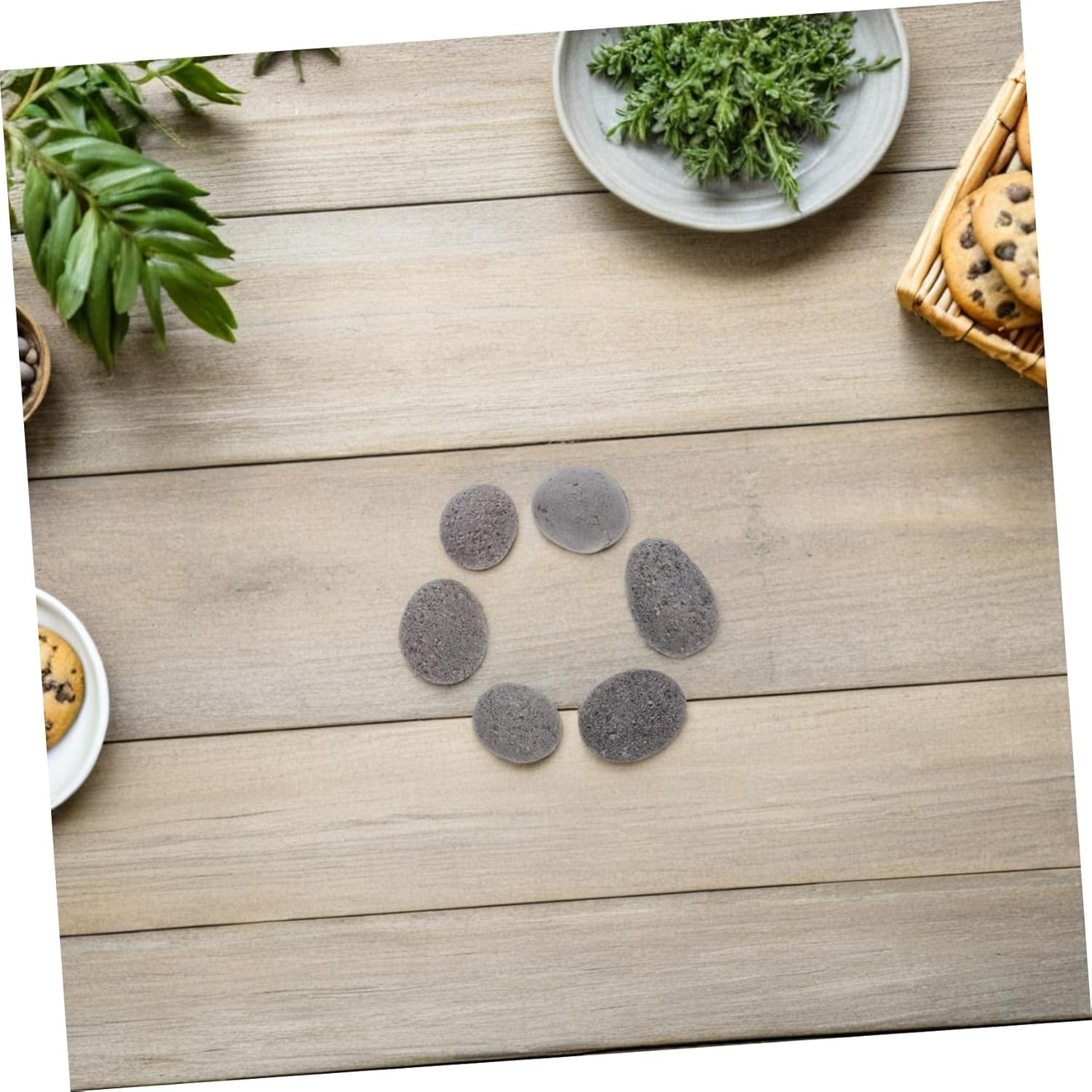 TOYANDONA Natural Volcanic Lava Rocks for Fire Pit and Gas Grill 1Kg Pack 5-8Cm Fireplace Stones for Outdoor Fire Pits and Indoor Gas Fireplaces image number 1