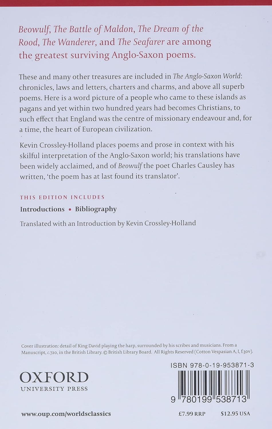 The Anglo-Saxon World: an Anthology image number 2