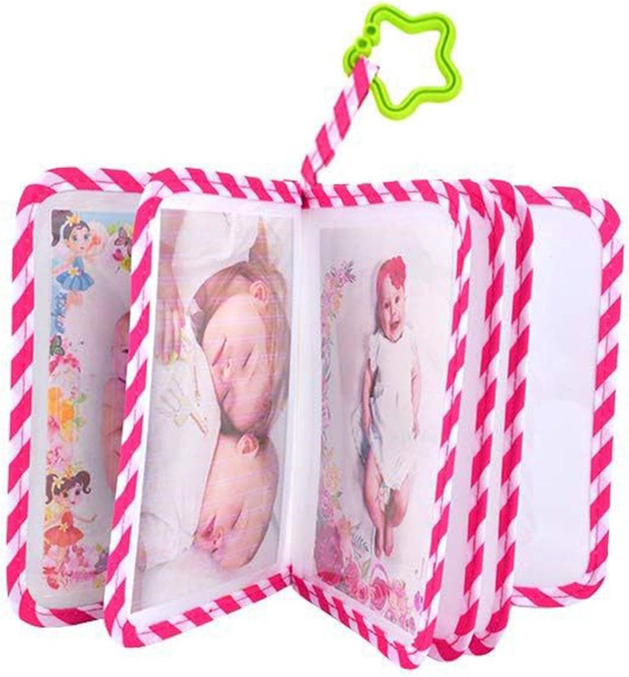 Baby Photo Book, Kids First Photo Album Soft Cloth, Fabric Keepsake Collector Memory Book for Kids New Parents Dad Mom Family Boys