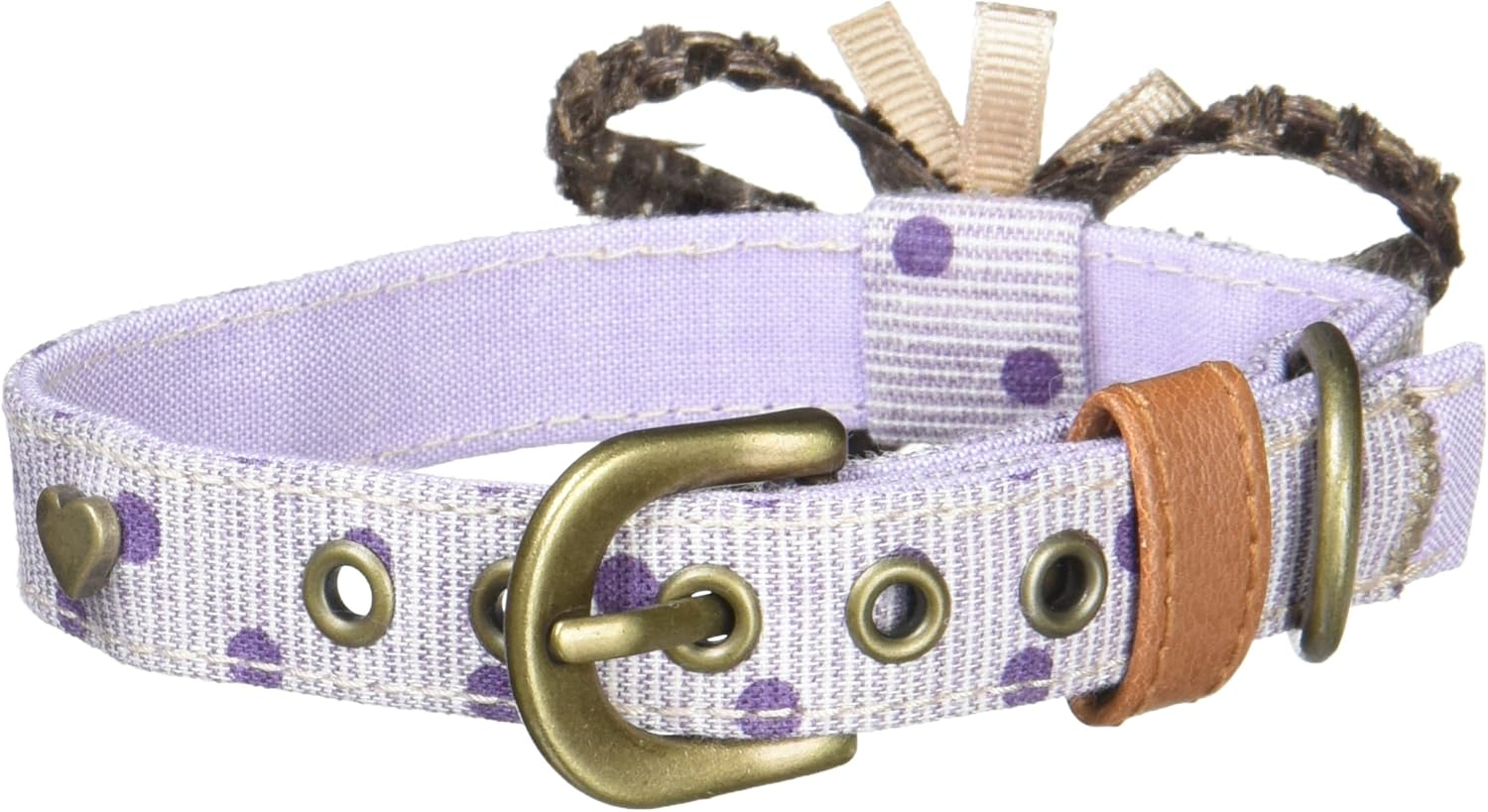 Zaya Dog (Zaya Dog) ZD10013-2 Collar Loop Flower M Purple