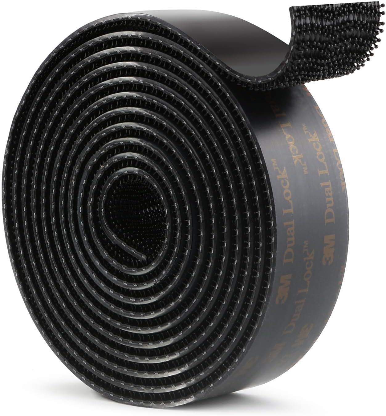 Bulina Dual Lock SJ3560 25Mm X 1.9M Clear 1 Pack Reclosable Fastener Mounting Tape Interlocking Mushroom Shaped Strong Adhesive Hook Lock Sticky Tape for Indoor and Outdoor