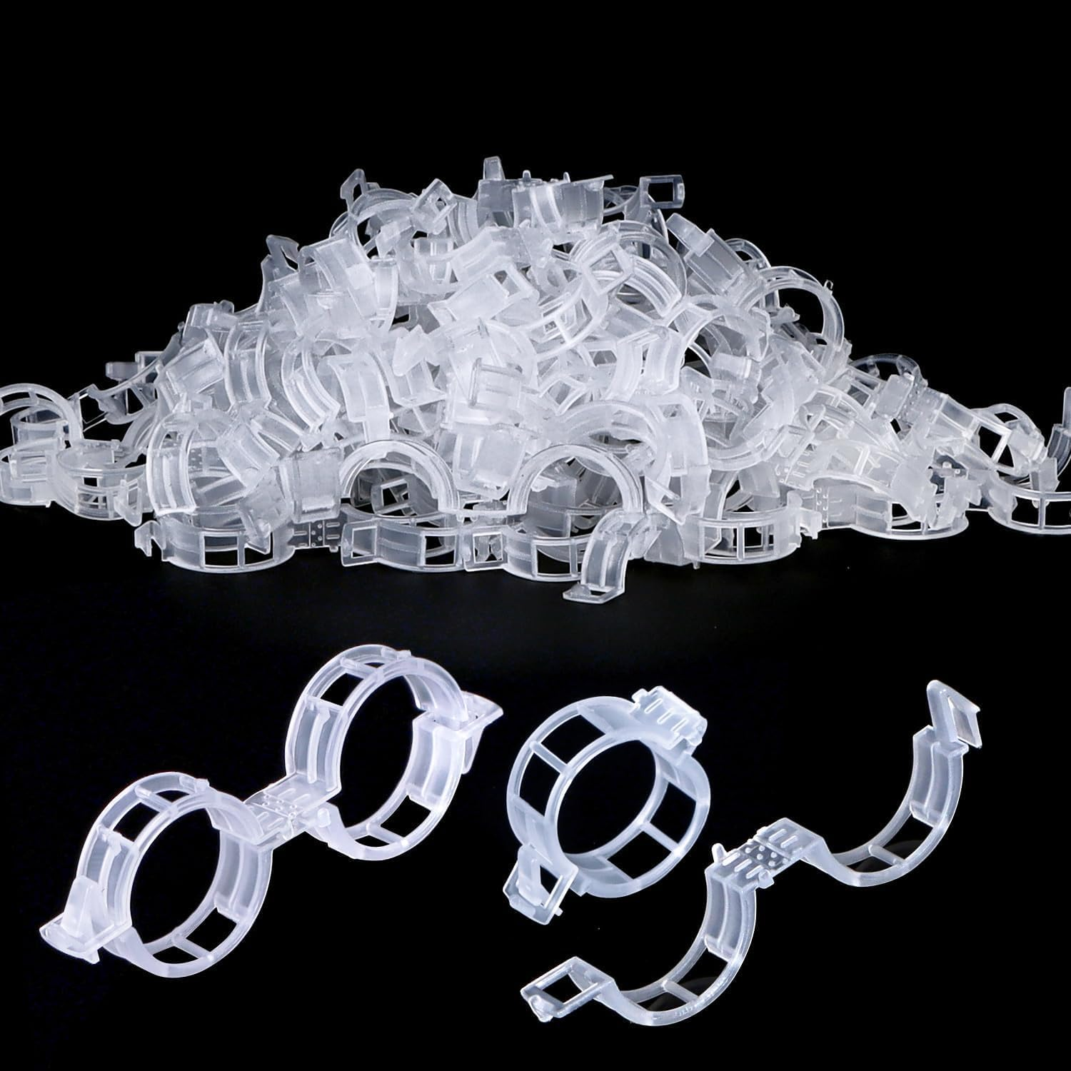 200 Plastic Plant Clips, Upright Growth for Healthier Plants image number 3