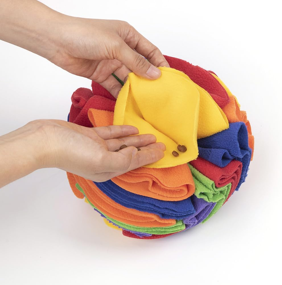 Pet Snuffle Ball Dog Puppy Slow Feeding Interactive Training Machine Washable AU L 20Cm image number 4