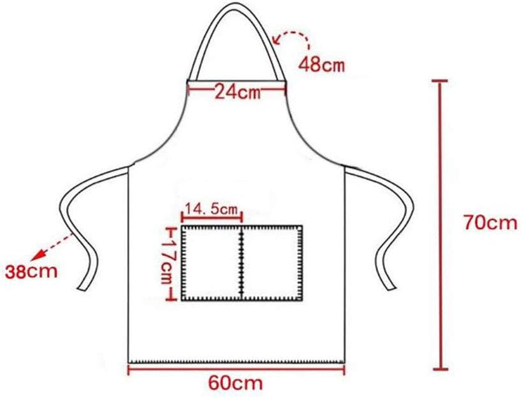 Chefs Apron SENRISE Chefs Apron Plain Color, Adult Women Unisex, Durable Comfortable with Front Pocket Washable for Cooking Baking Kitchen Restaurant Crafting - Blue image number 7