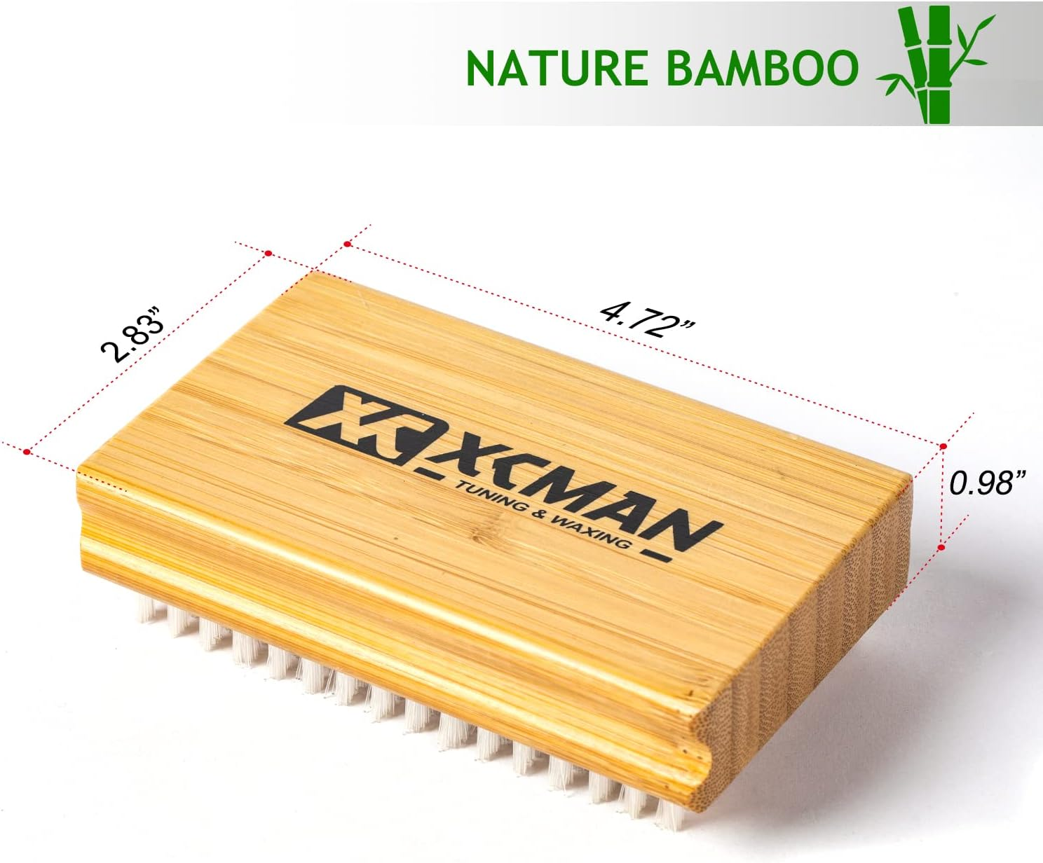 XCMAN Ski Snowboard Waxing Brush Speed Kits - Nylon/Brass/Horsehair 3Packs image number 6