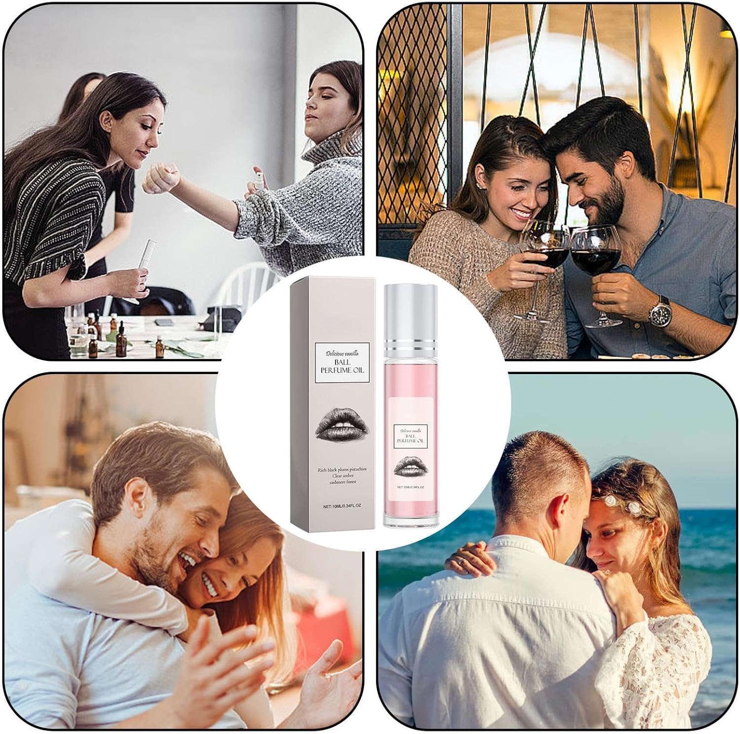 Jiimhte Fragrance Oil Roll - 10Ml Roll- Perfume | Long-Lasting Oil Roll- Fragrance, Refreshing Body Rollerball Perfume for Holiday Birthday image number 3