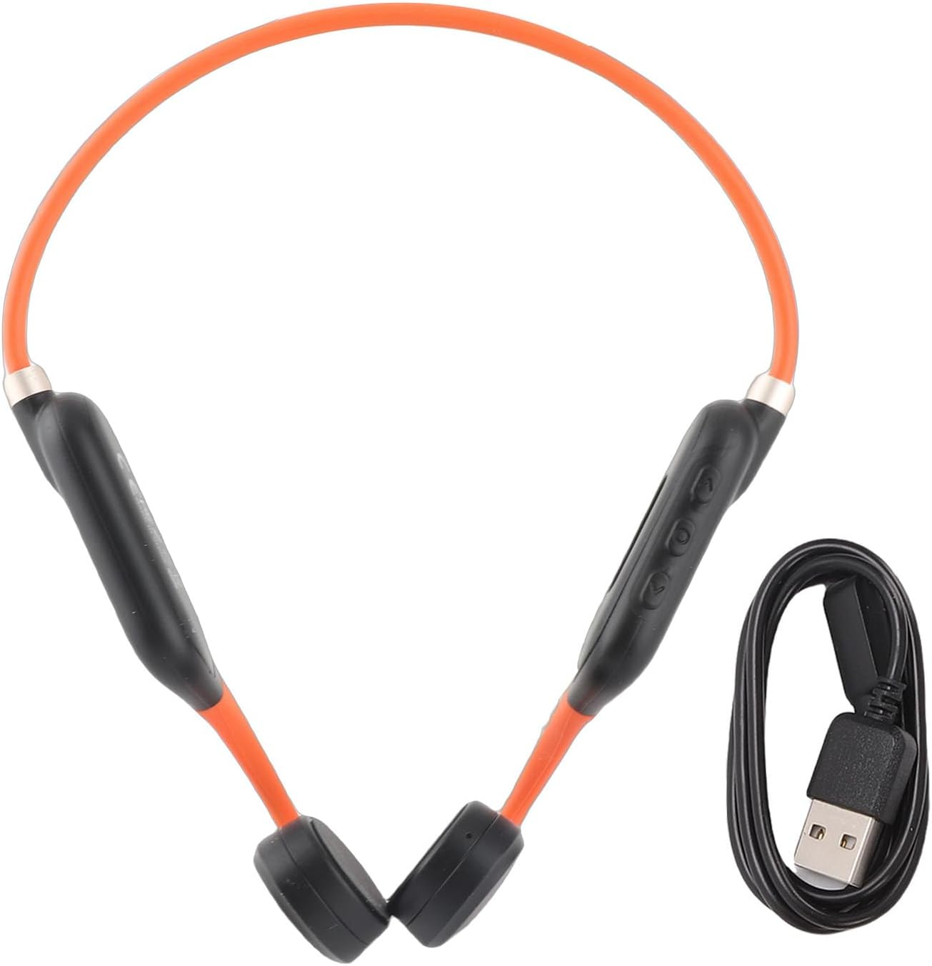 Dpofirs Noise Reduction Wireless Bone Conduction Headphones with Mic Sound Amplification Lightweight Design for Daily Commuting Customizable Hearing Modes image number 4