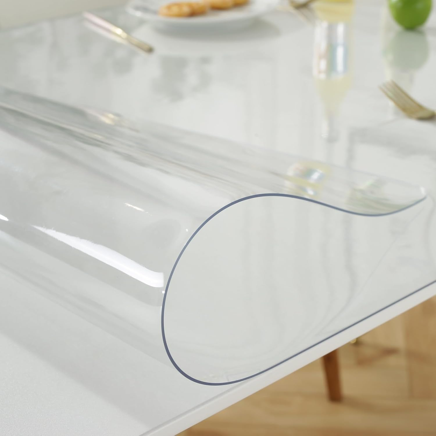 Lovepads Multi Size 1.5Mm Thick Custom Clear PVC Table Cover Protector Desk Mat 36" X 60" image number 1