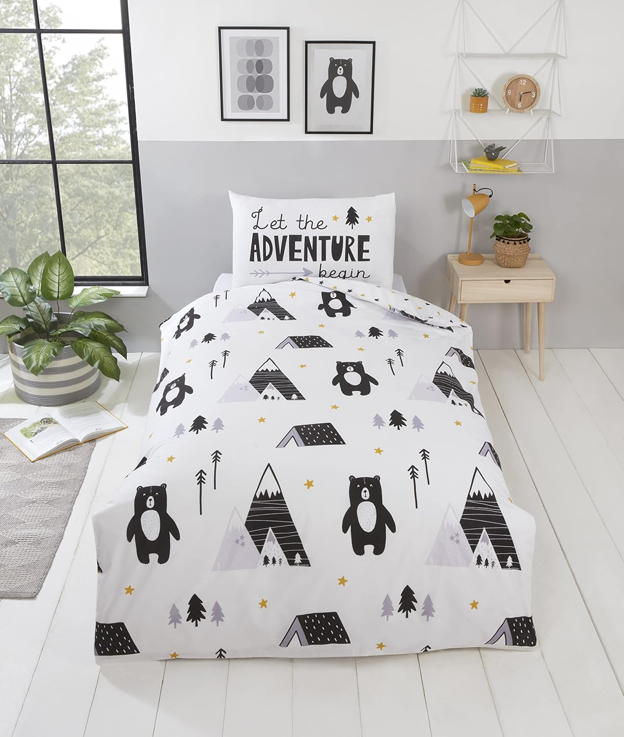 Rapport Home Scandi Bears Kids Duvet Set (Single) image number 2