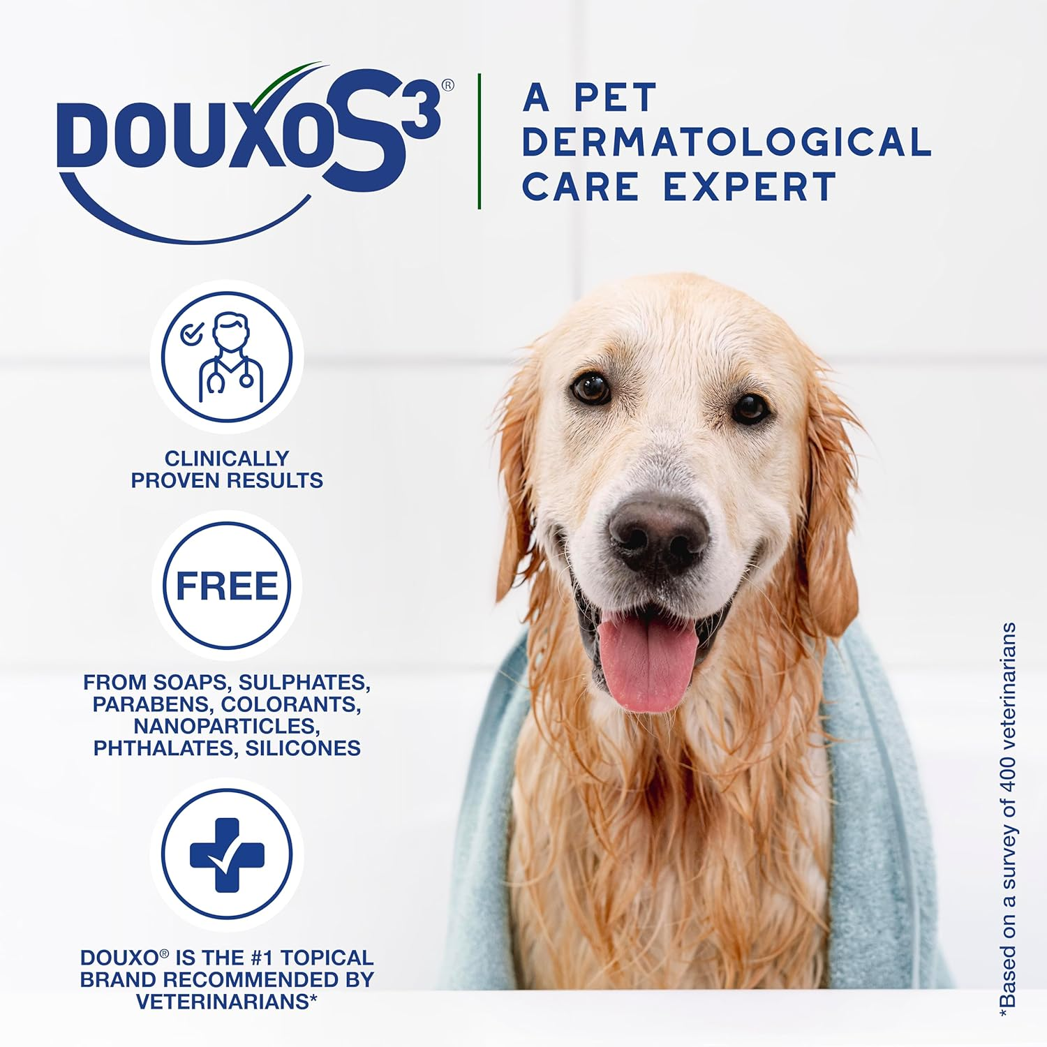 Douxo S3 SEB Mousse 5.1 Oz (150 Ml) - Relief for Seborrhea in Dogs and Cats (Helps with Oily to Flaky Skin) image number 2