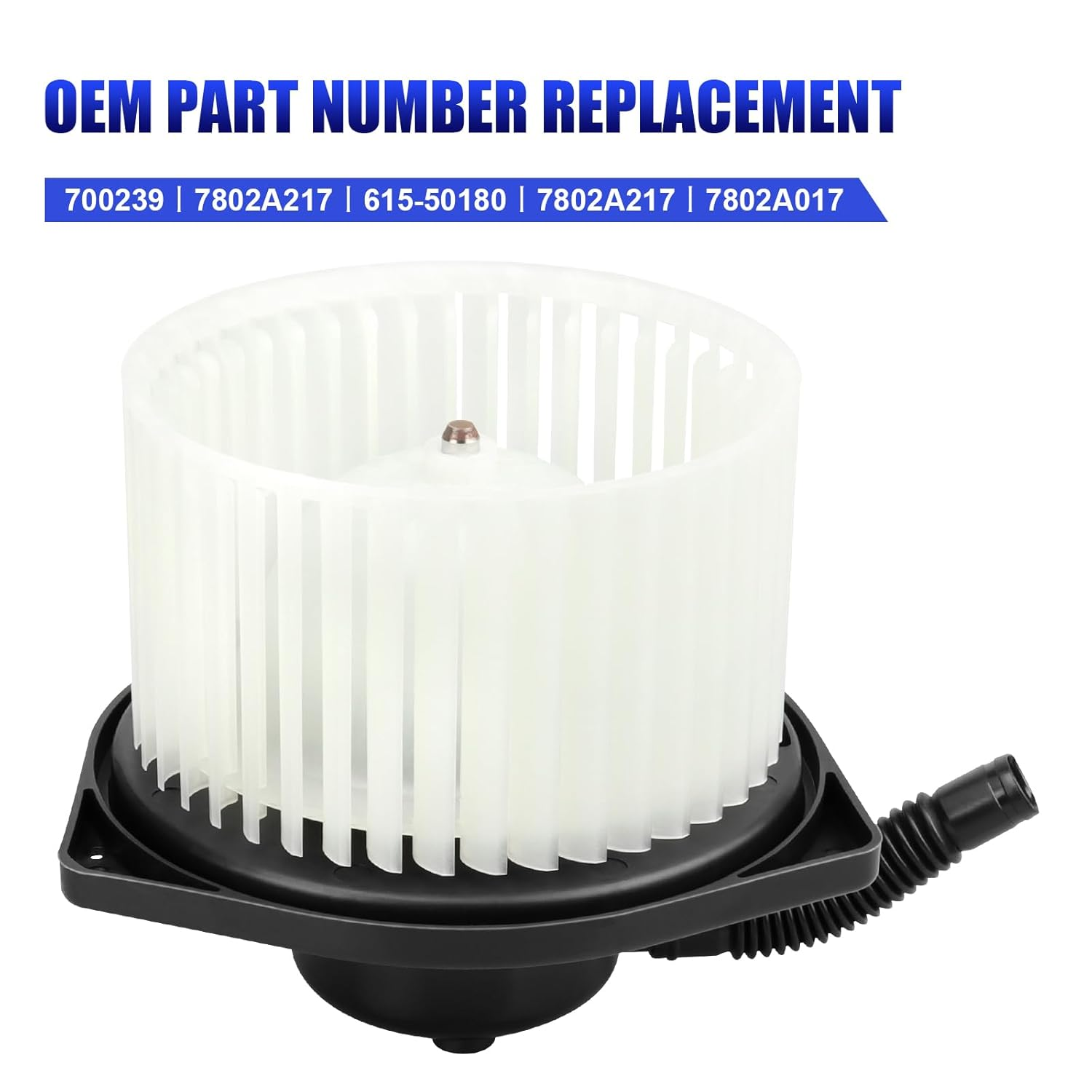 Front AC Heater Blower Motor with Fan Fits for Mitsubishi Lancer Outlander 2008 2009 2010 2011 2012 2013 2014 2015 2016 2017 HVAC Blower Motor Replaces# 700239 image number 2