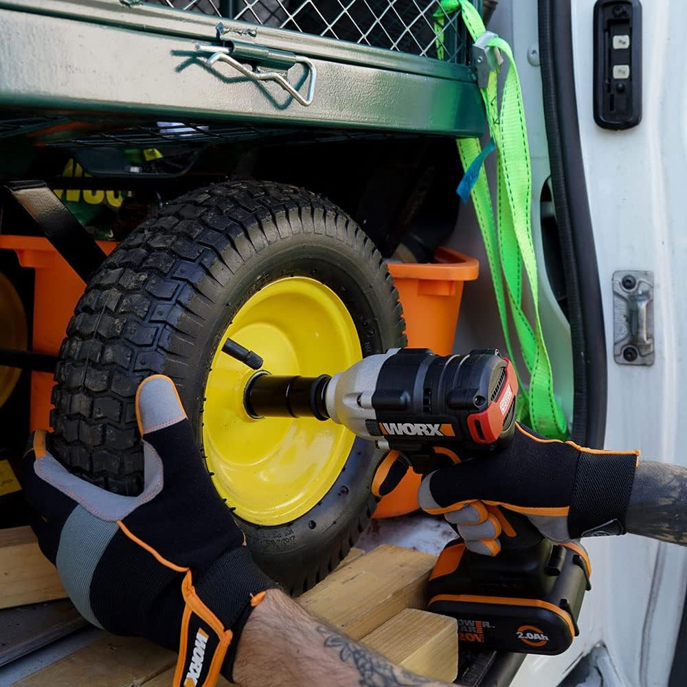 WORX WX272.9 Nitro Brushless Battery Impact Wrench 20 V - 300 Nm, with Variable 3-Speed Transmission and LED Light, Ideal for Various Screwing Work, without Battery and Charger