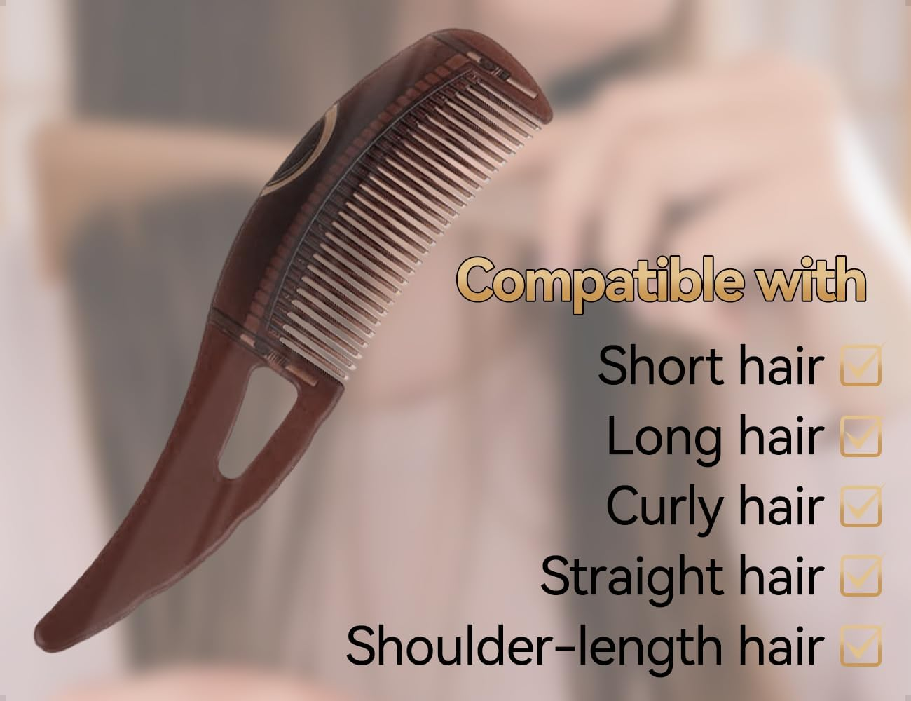 Emezddo Dandruff Comb, Scalp Comb, Easy Cleaning, Used for Women Men Scalp Massage/Refreshment and Dandruff/Dirt Removal, Everyday Supplies image number 1