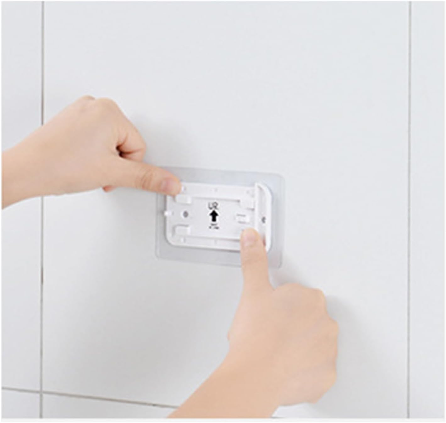 Hair Dryer Holder Adhesive Pad, Adhesive Replacement It Lends Itself to Hair Dryer Holder (C- Black, L 3.9&rdquo;&times;W 2.5&rdquo;&times;H 0.5&rdquo;) image number 6