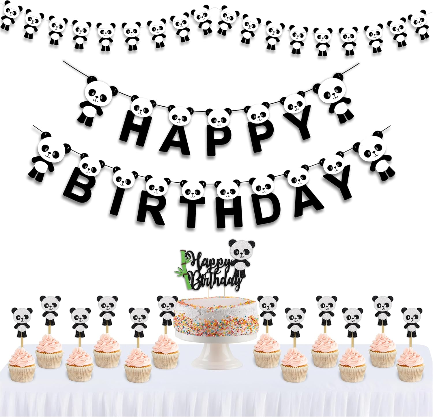 Panda Theme Birthday Party Supplies