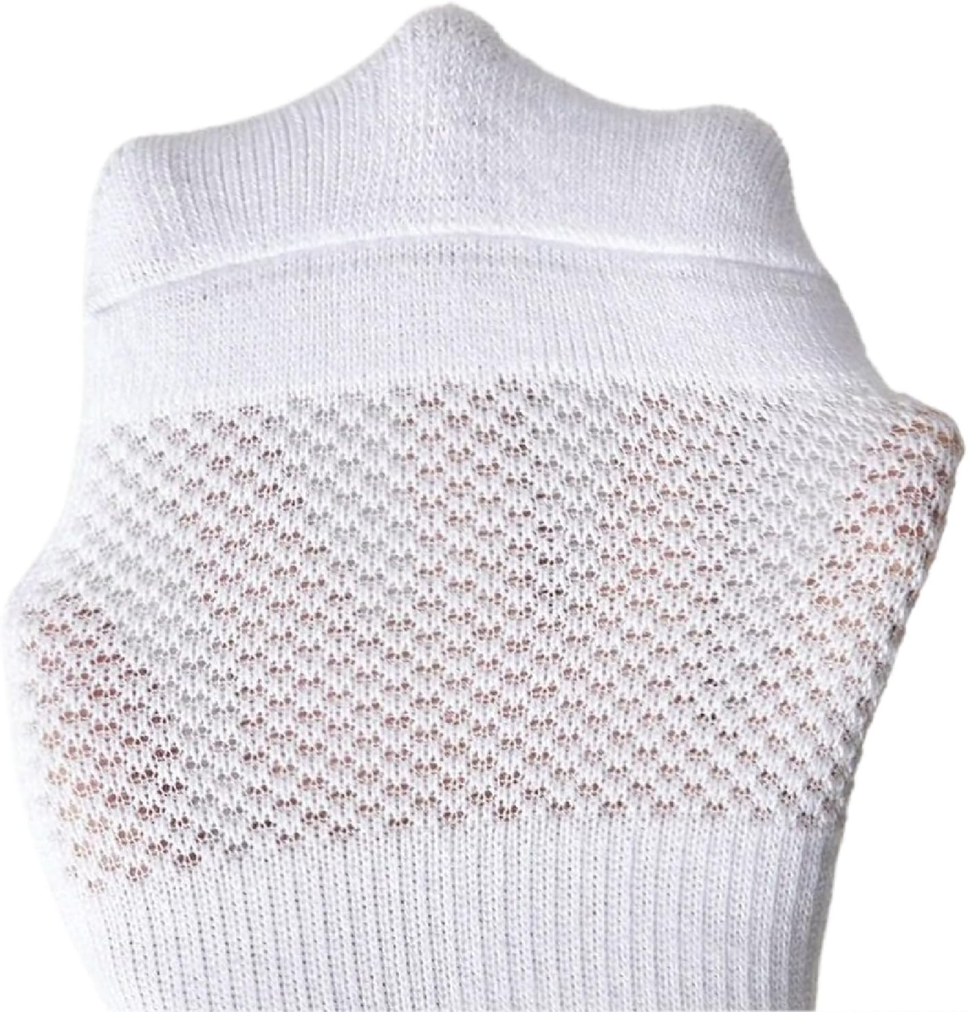 Dress Cici Men'S Athletic Cushion Crew Socks with Breathable Mesh Instep Top and Knitting Ribbed Tube (2 Pack) image number 4