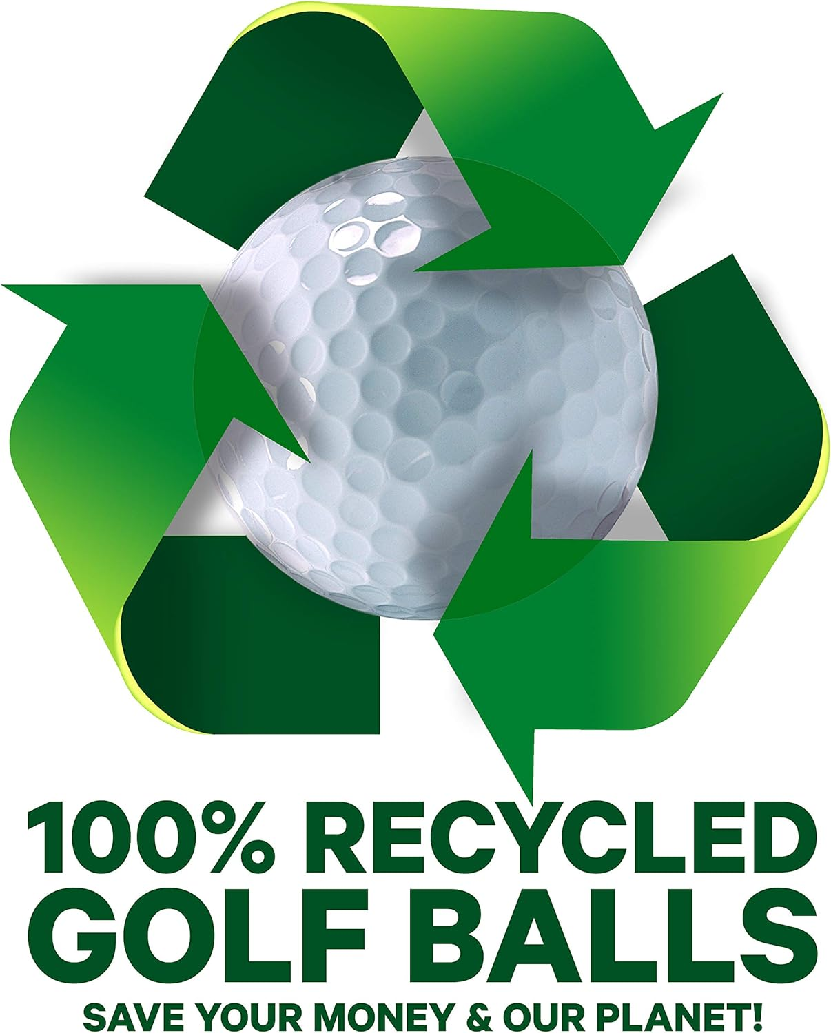 Second Chance Golf Lakeballs, Mixed Distance Golf Balls, Recycled Grade a White, Used Golf Balls for All Golfers image number 3