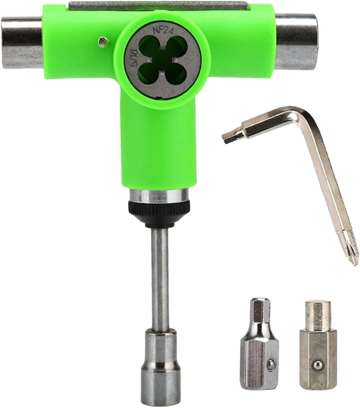 TENOL Portable Skateboard Accessory Set with Multi-Tool and Screwdriver image number 2