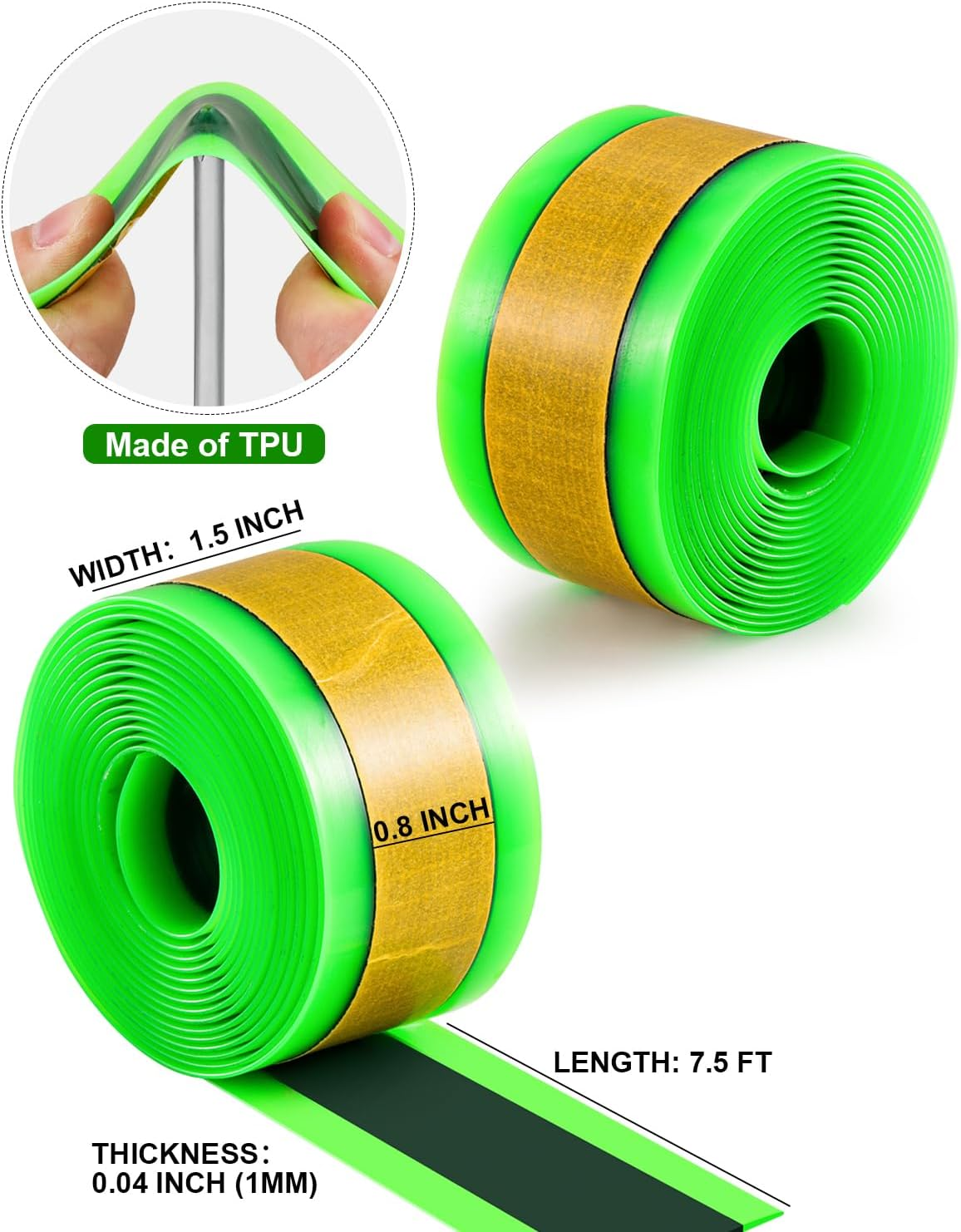 Julai Bike Tyre Liners, Mountain Bicycle Tube Flats Self-Adhesive Protector Puncture Free Compatible with 20 24 26 28 29 image number 2