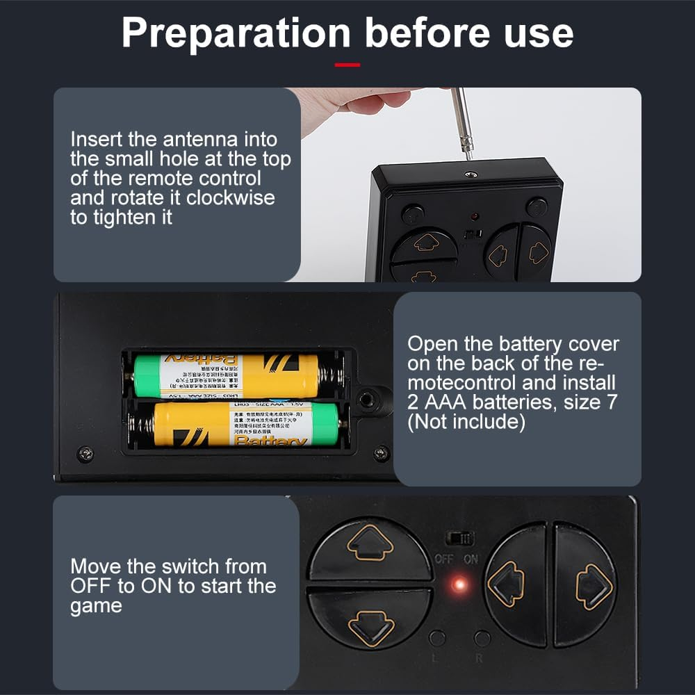 7JI RC Submarine Toy, Underwater Boat 360&deg; Rotatable High Speed Electric Water Toys,Remote Contriol Submarine for Kids Gift-Black image number 6