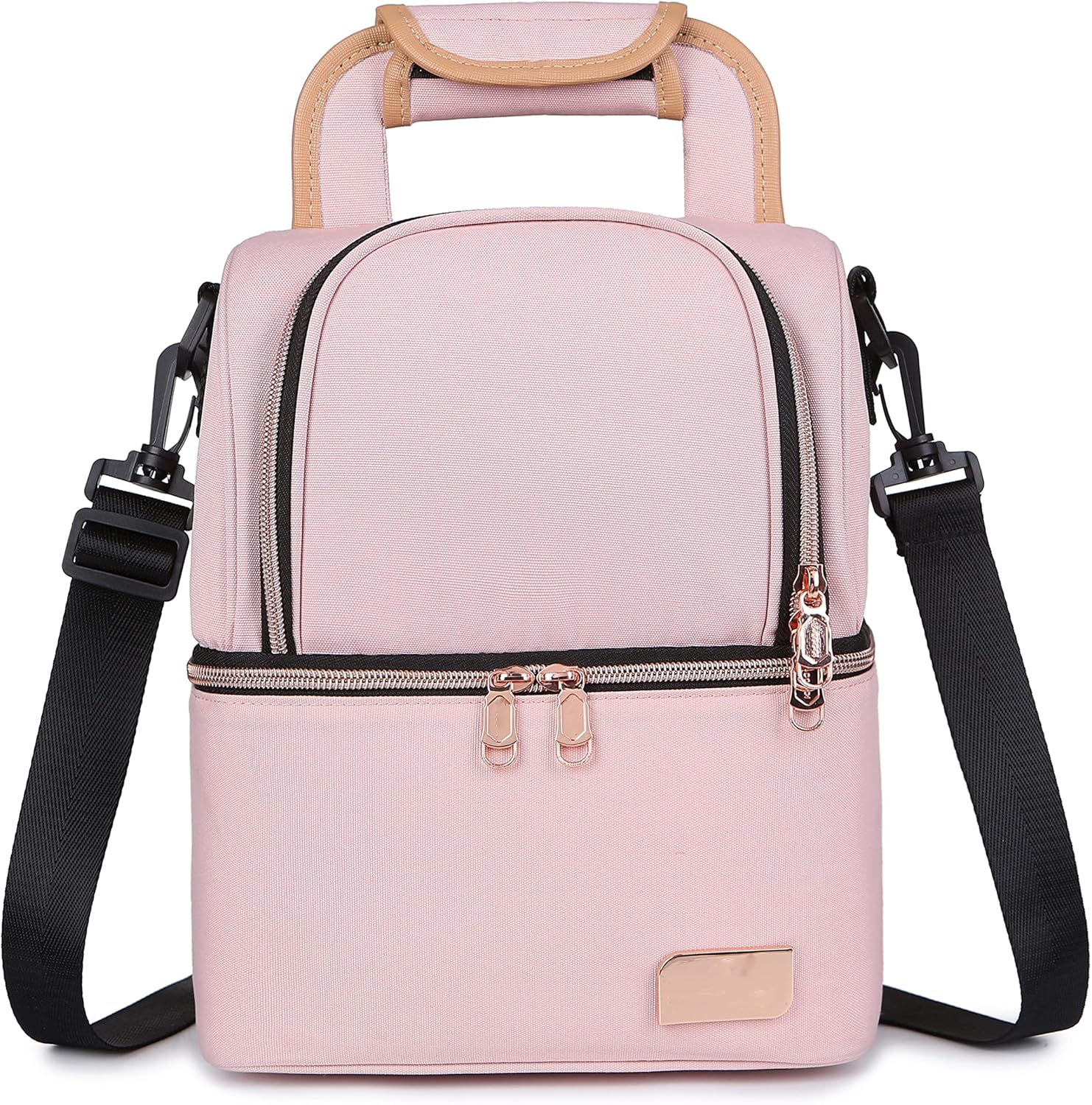 Meichoon Baby Bottle Cooler Bag Waterproof Breast Milk Freezer Baby Food Insulation Maternity Backpack Double Layer Fresh Keeping Travel Handbag for Nursing Mom Daycare