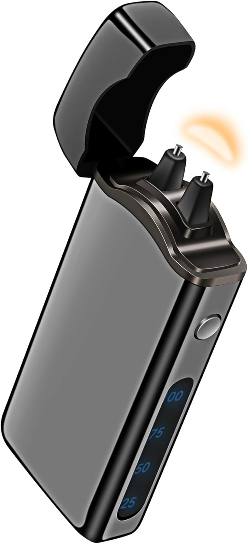 Big Arc Lighter Magical &ldquo;Flame&rdquo; USB Rechargeable Plasma Electric Cool Lighter (Black)