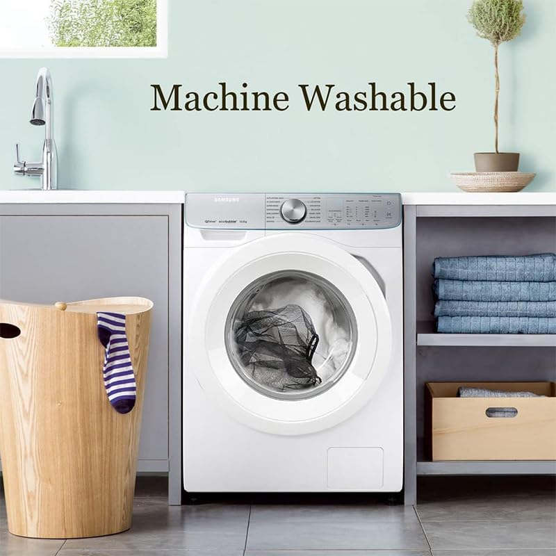 AIMALL Shell Skirt Mesh Cover Pet Bird Cage Guard Nylon Net Seed Catcher S/M/L Black, Stretchable for Various Cage Circumferences image number 5