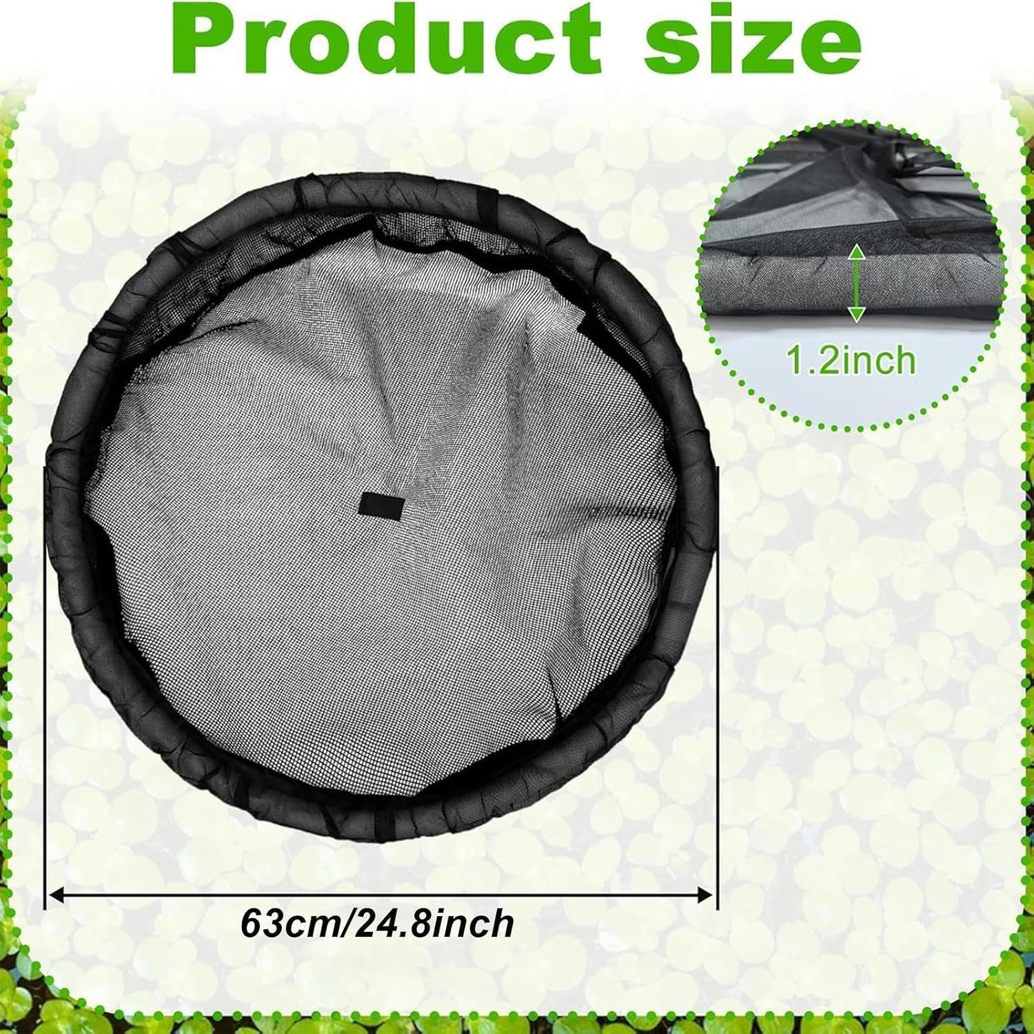 Floating Fish Barrier | Floating Island Plant Protector,Large Size round Floating Island Plants Protector Fish Barrier Mesh image number 3
