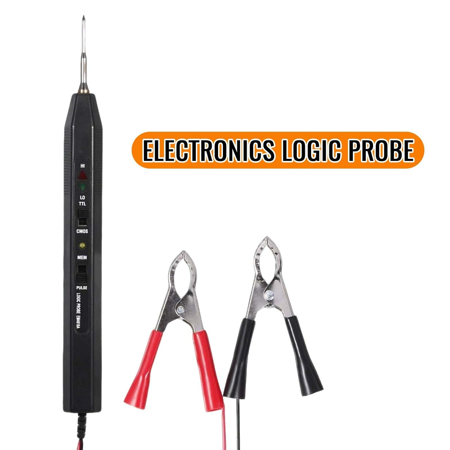 Electronics Logic Probe Tester - Automotive Pulse Signal Detector, No External Power Required for Levels High Low Capture image number 1