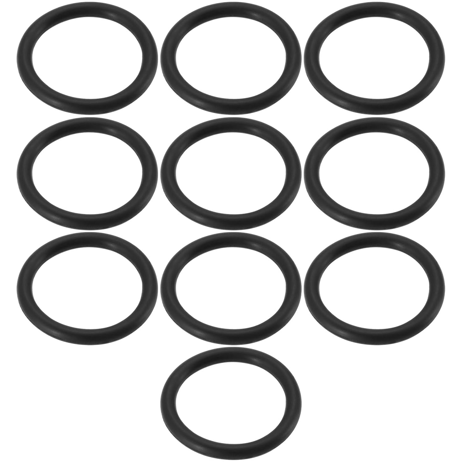 Ecsing 10Pcs Swimming Pool Filtration Pump Hose Rubber O-Ring Sealing Gasket Outer Diameter 32Mm Thickness 3.5Mm Compatible with Bestway Hose Connection image number 3