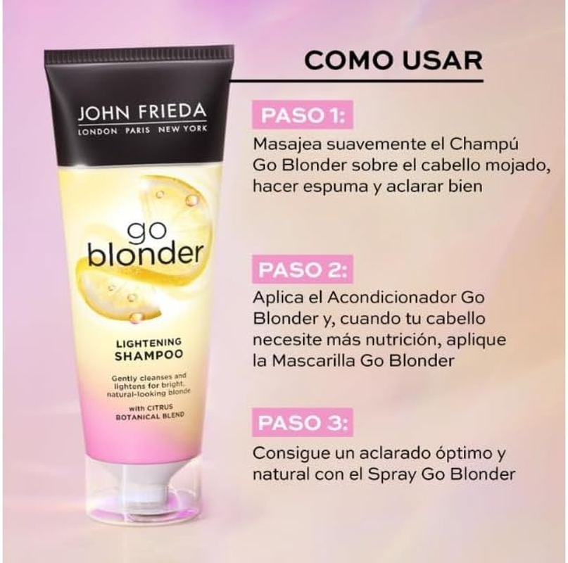 John Frieda - Go Blonder Lightening Shampoo - 250 Ml/Hair Care /250 image number 3